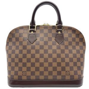Louis Vuitton Alma Damier Canvas Handbag